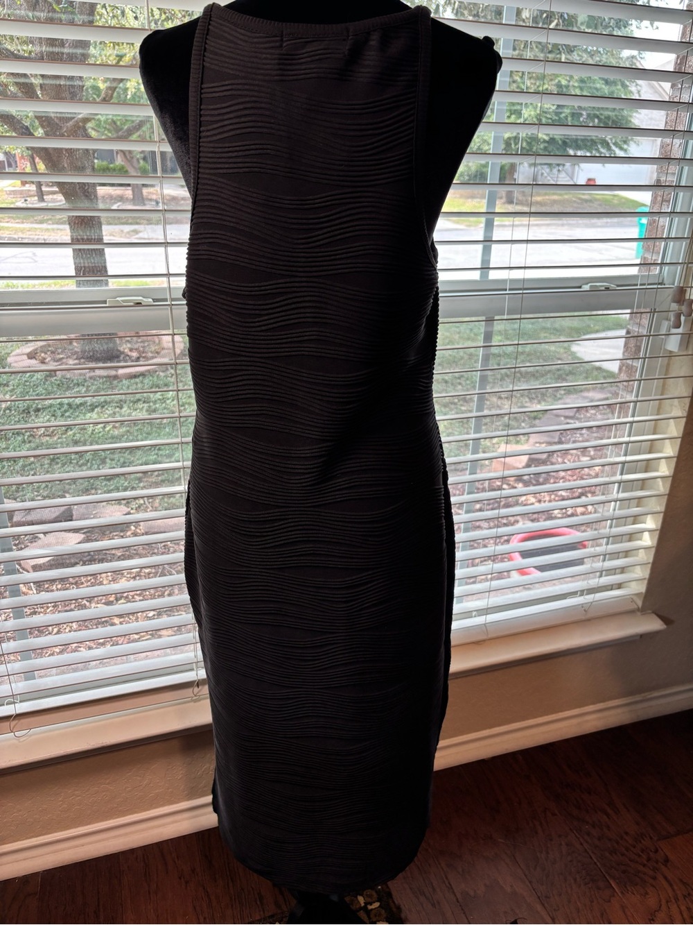 Planet Gold NWT Black Textured Sheath Dress - Women's Size XXL